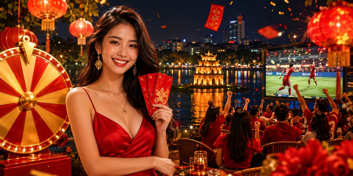 Không khí xem bóng đá sôi động tại Hà Nội vào buổi tối